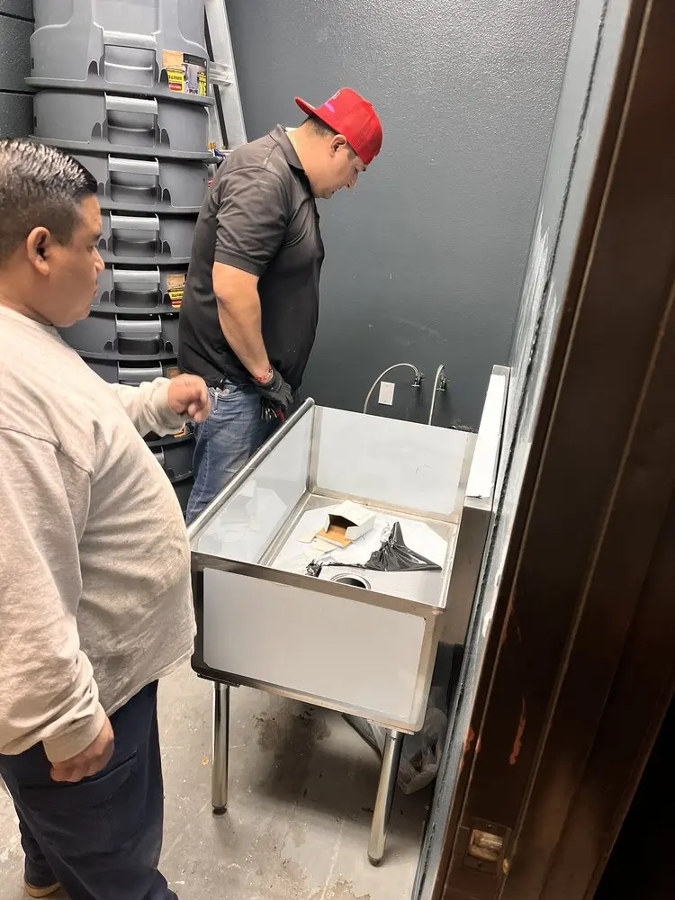 Commercial plumbing and sink installation in Eagle Pass